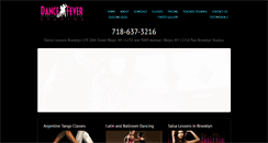 Desktop Screenshot of dancefeverstudios.com